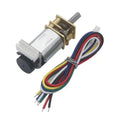 GA12 N20 Encoder DC 12V (6V 5V 3V) Mini Micro Metal Gear DC Motor with Gearwheel High Torque 30-4000RPM 7PPR Hall Sensor Encoder