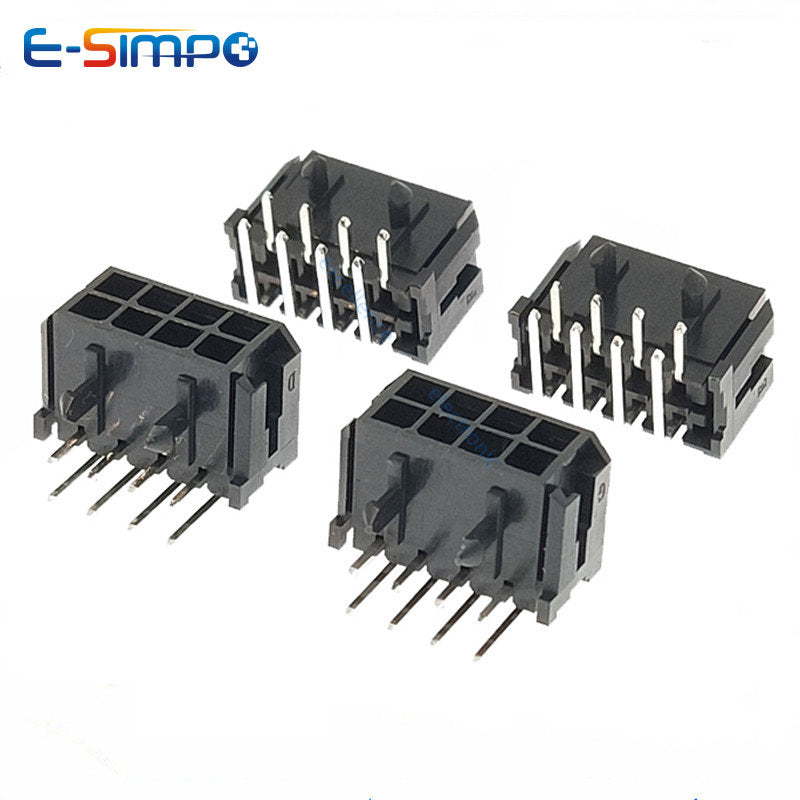 10PCS MX3.0mm Right Angle RA 90D 43045-AW Small 5557 Double Row 2x1/2/3/4/8pin PCB Control Circuit Board Wafer Connector