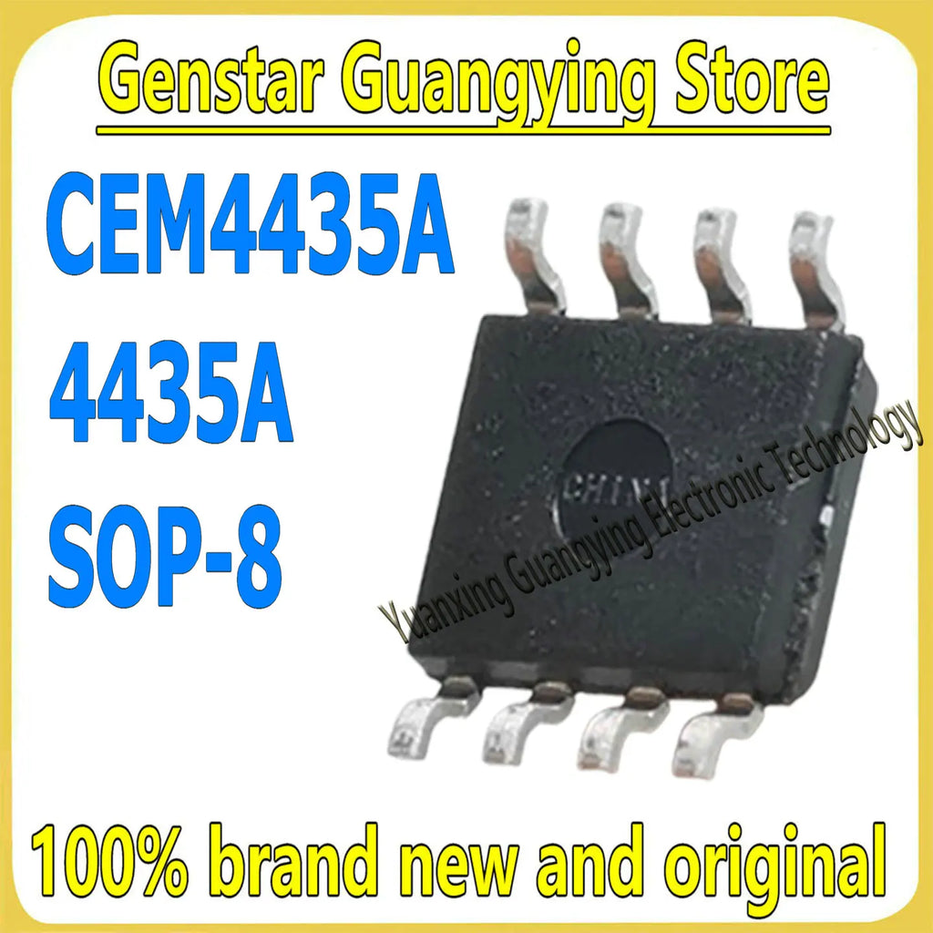 (2 pieces) CEM4435A CEM4435 FDS4435A 4435A SMT SOP-8 P-channel MOSFET Field Effect Tube New and Original