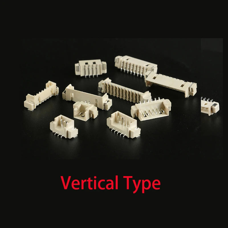 10pcs/50PCS MICRO JST 1.25 Connector 1.25mm Pitch SMD Horizontal Vertica Straight Socket Pin Header 2/3/4/5/6/7/8/9/10/11/12P
