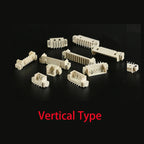 10pcs/50PCS MICRO JST 1.25 Connector 1.25mm Pitch SMD Horizontal Vertica Straight Socket Pin Header 2/3/4/5/6/7/8/9/10/11/12P