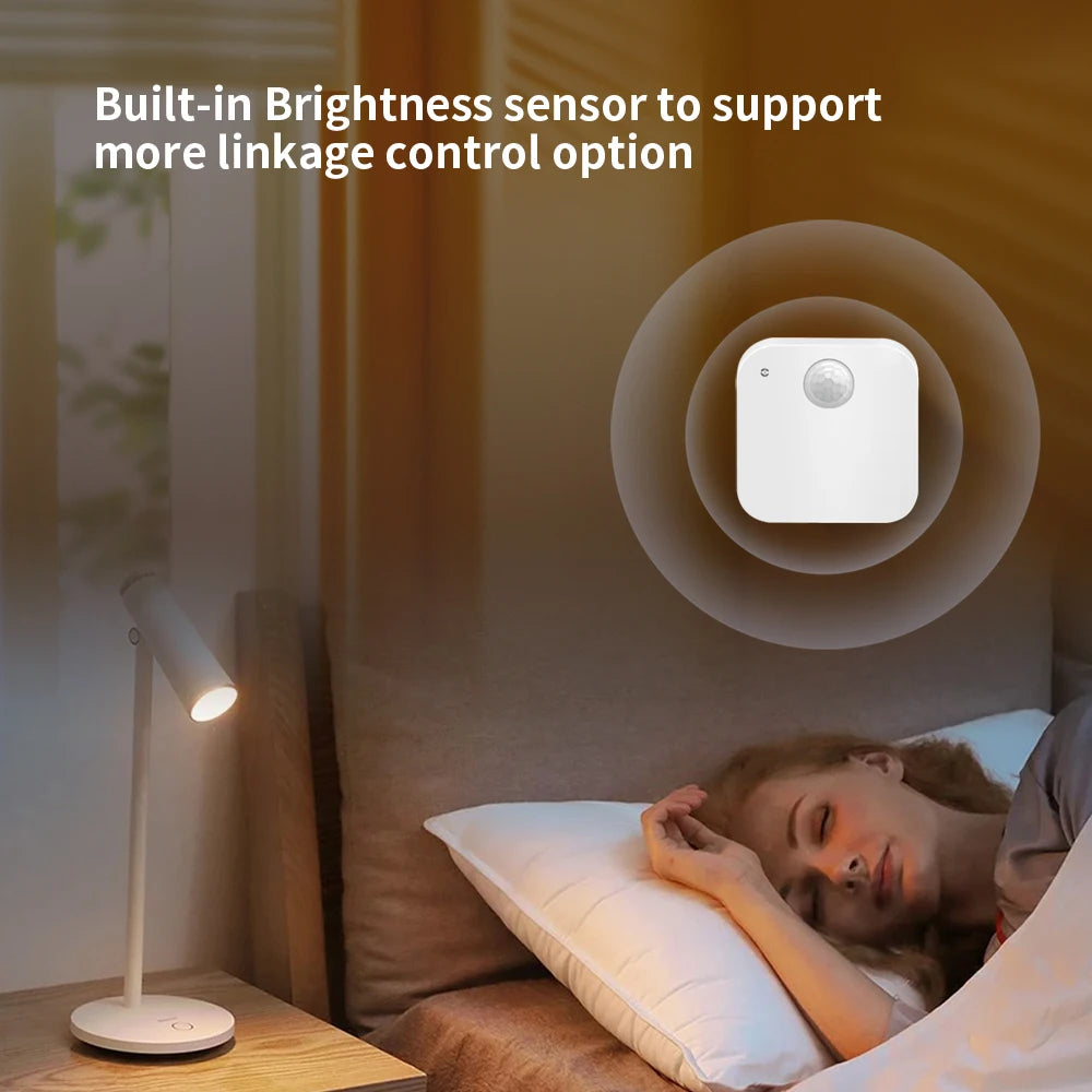 Lincukoo Tuya Zigbee Smart 3in1 Human Motion Presence Sensor Suitable for Tuya and Home Assistant Platforms MQTT ZIGBEE3.0