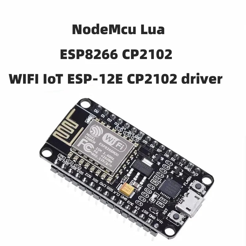 ESP8266 Development Board V3 NodeMcu Lua WiFi IoT ESP-12E CP2102 Driver Compatible with Arduino UNO ATMEGA328P