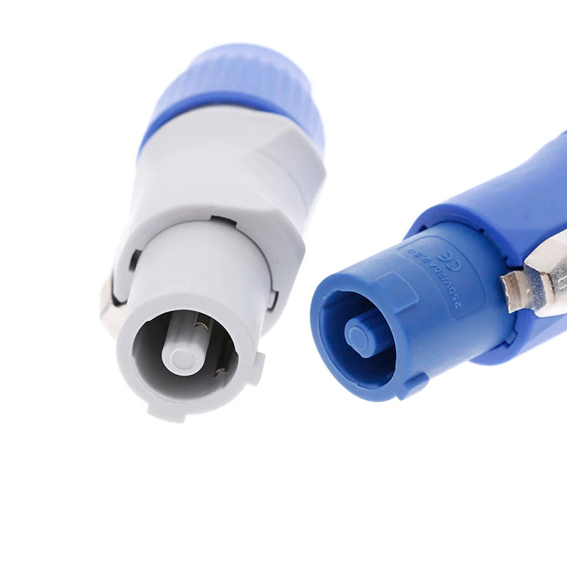 10Pcs NAC3FCA Speakon Plug 3 PIN Male Powercon Connector 20A 250V AC Power Plug