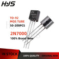 50-100-200PCS 2N7000 2N 7000 MOSFET N-Channel Field effect tube 200A 60V TO-92 New In Stock