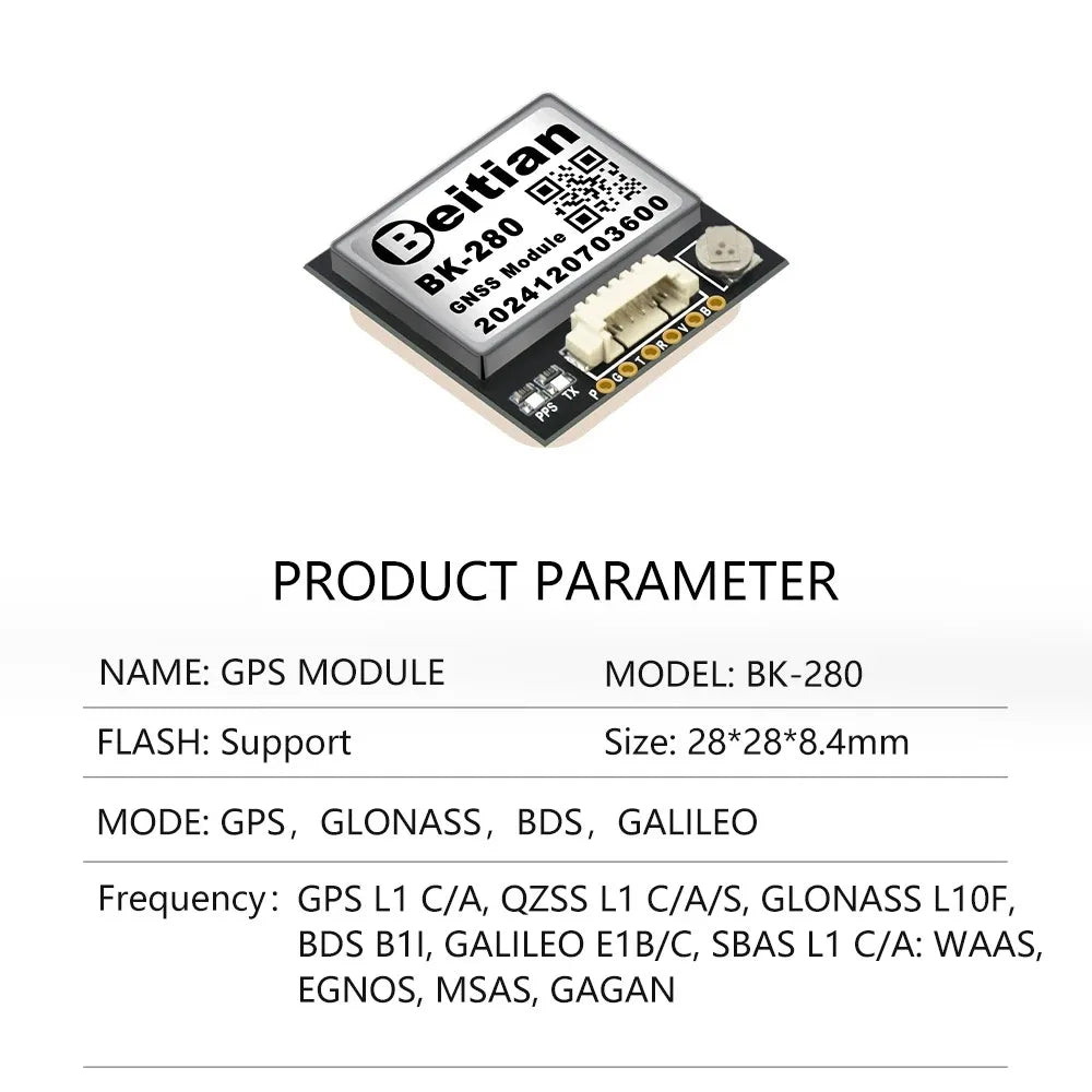 Beitian GPS Module with Compass M8 M9 M10 Ceramic Antenna on-board flight controller FPV GNSS GPS Receiver Antenna Module Ublox