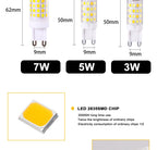 Brightest G9 LED Lamp AC220V 3W 5W 7W Ceramic SMD2835 LED Bulb Warm/Cool White Spotlight Replace Halogen Light Consignment