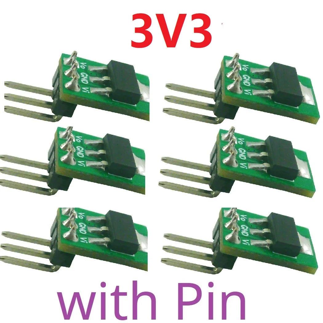AMS1117 7805 Compatible LDO Module with Ultra-Low Standby Current and Precise Voltage Regulation for Electronics Projects