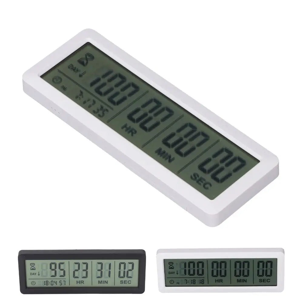 999 Days Digital Countdown Timer Reusable Digital Display Countdown Clock Time Management Electronic Count Down Clock Home Use