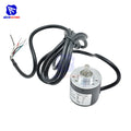 diymore Encoder 360 P/R / 600 P/R Photoelectric Incremental Rotary 5-24V AB Two Phases 6mm Shaft