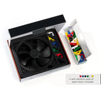 Noctua NF-A14 PWM SSO2 Magnetic Stable Bearing 14cm Fan Adopt AAO Frame Aerodynamic Design Integrated Shock Pad Chassis Fan