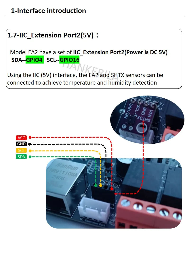 HKL-EA2 Bulk Wholesale Pricing SIM7600 4G Module RS485 DS18B20 Detection Beeping Alarm 2 NPN Input 2 Relay Output IIC Expansion