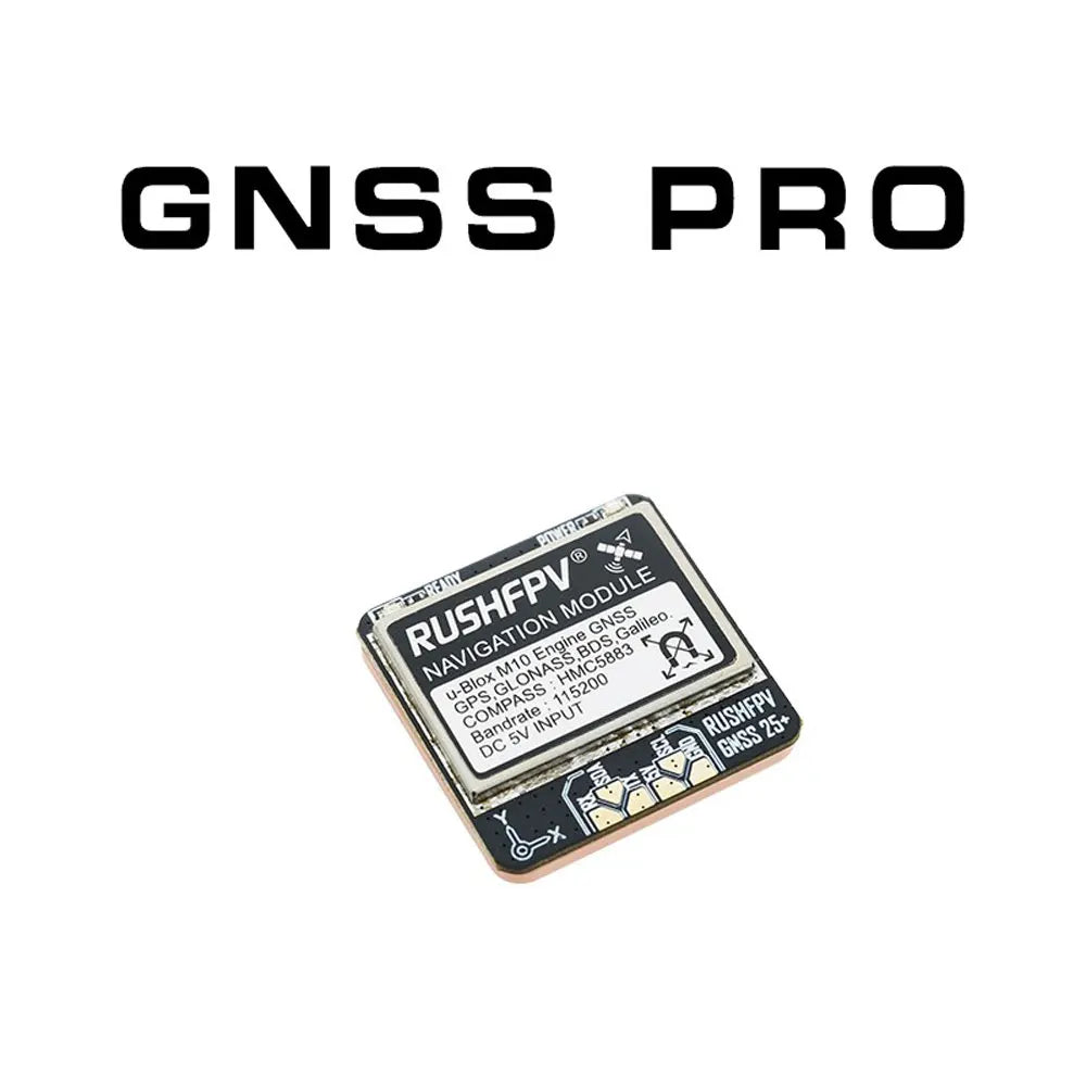 RUSHFPV GNSS Pro Mini Micro M10 GPS Module 10HZ Rate Built-in Ceramic Antenna for RC FPV Freestyle Drone DIY Parts
