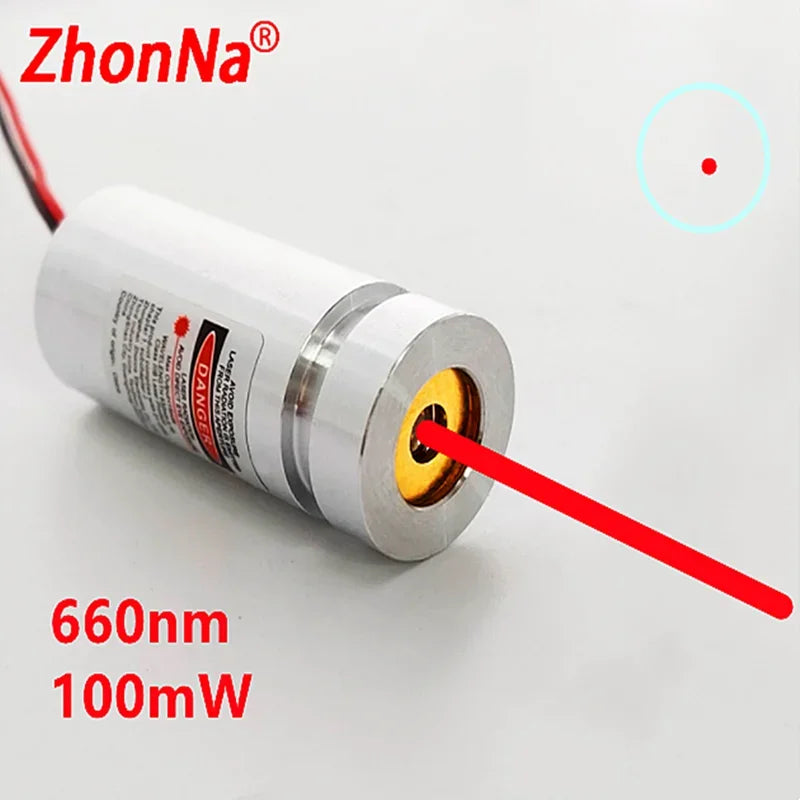 532nm 35mW Green Laser Module 3-5V Copper Laser Spot  Irradiation Positioning Lamp Laser Diode Light Emission Aiming Accessories