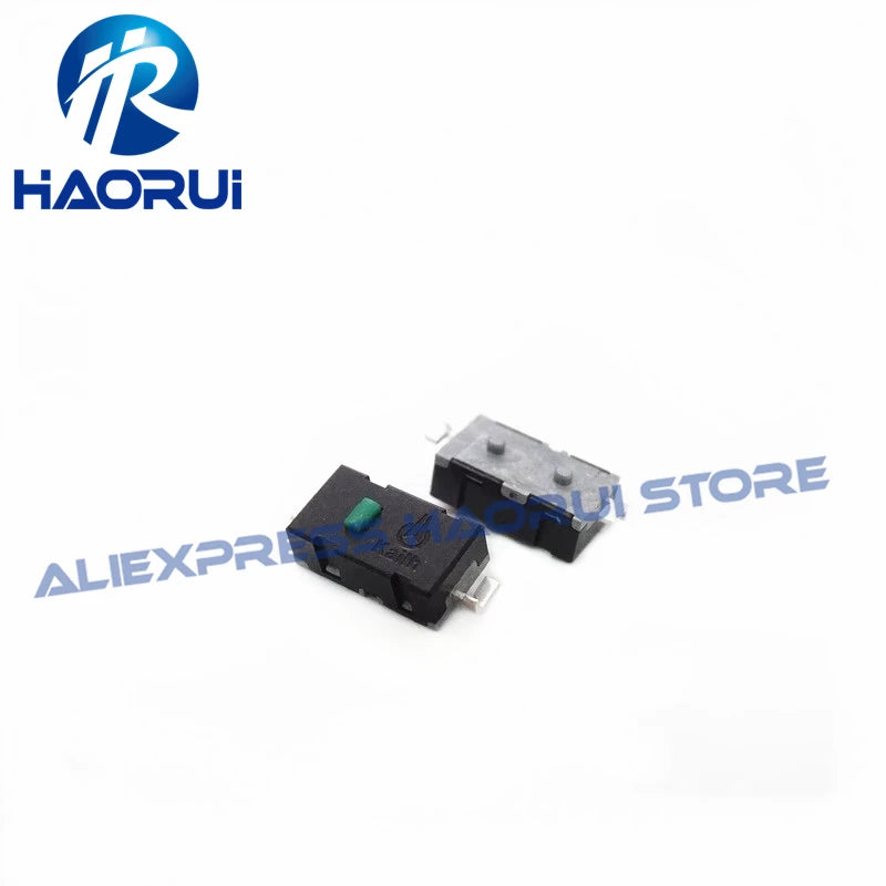 10Pcs New 3.5mm SMD Green dot button 5million click life 65g Micro Switch For Mouse M905 G903 G900 G603 G502 GPW  D2LS Side Keys