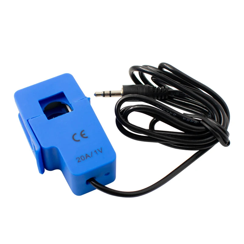 SCT-013 Split Core Current Transformer 5A 10A 15A 20A 30A 50A 60A 100A Multi-range Non-invasive Clip-on AC Current Sensor
