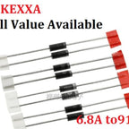 20PCS P6KE15A P6KE36A TVS Diode P6KE6A8/16A/18A/10A/12A/13A/15A/24A/27A/30A/33A/36A/51A/91A  PKKE6.8A P6KE16A P6KE18A