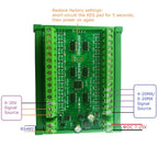 2PCS 8-24CH 4-20MA To RS485 Current Analog Input Collector Module MODBUS RTU Board For PT100 K Thermocouple Pressure Sensor