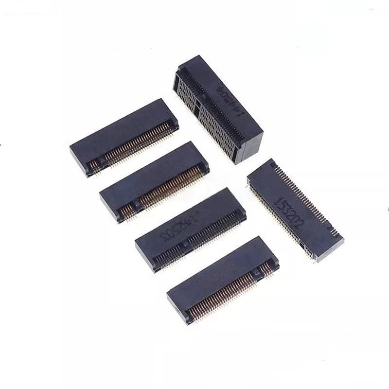 2PCS M.2 NGFF Connector 67Pin SSD Interface Socket H=3.2/4.2/4.8/6.7/8.5mm for Solid State Drive Adapter