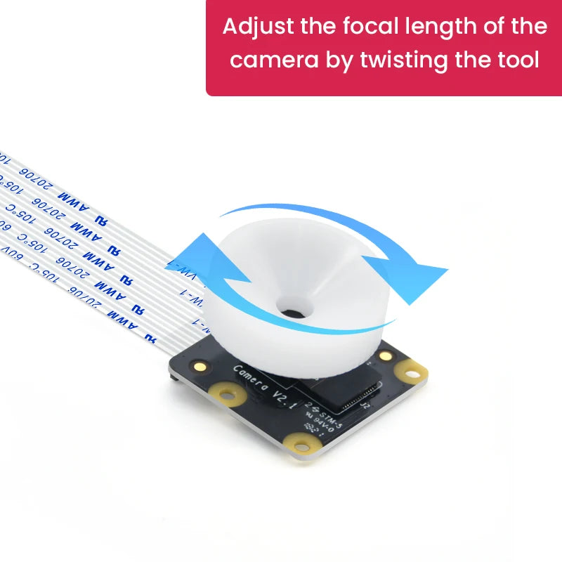 KEYESTUDIO Raspberry Pi Camera Module 5/8 Megapixels 1080p Mini HD PiNoIR Camera Wilde Angle Module For Raspberry Pi 2/3/3B/4/4B