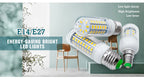 LED Bulb Lamp E27 E14 220V Corn Light Bulbs 24 36 48 56 69 72Leds 5730SMD Lampada Led Diode Lamps Energy Saving Lights for Home