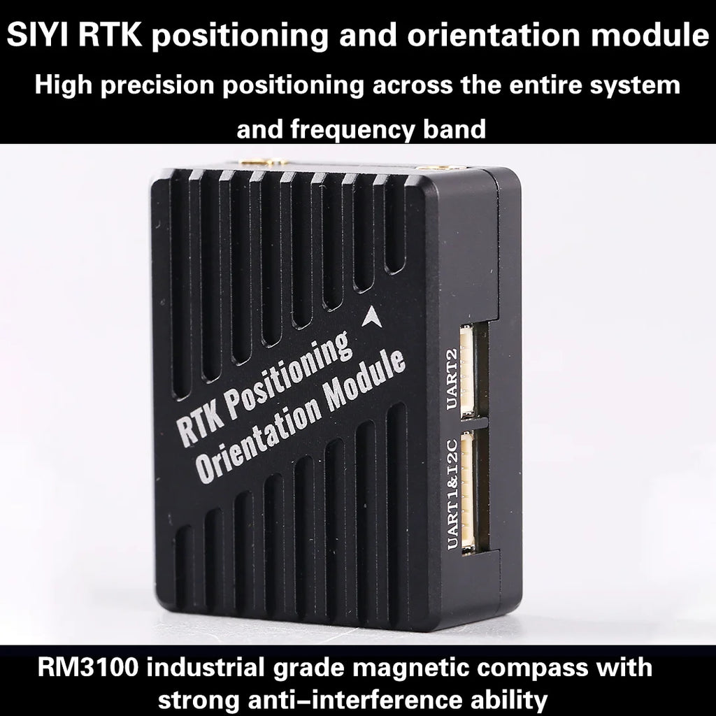SIYI RTK Positioning and Orientation Module with RM3100 Industrial Magnetic Compass Single-Module Dual-Antenna Orientation