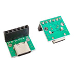 5/10/20Pcs USB 3.1 Type C 16 Pin to 6P 2.54mm Test PCB Board Adapter Connector Socket for Data Line Cable Transfer & Debugging