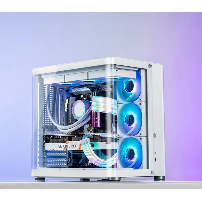 JONSBO SL-120 ARGB Fan 120mm Cooler for PC Case Fan 5V 3PIN/4PIN PWM CPU Cooler PC Fan RGB Front Reverse Case Fan