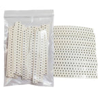660pcs  0603/0805/1206 1% SMD Resistor Assorted Kit, 33 Values Each (20pcs Each: 1R，10K, 100K, 1K, 100R), Surface Mount Resista