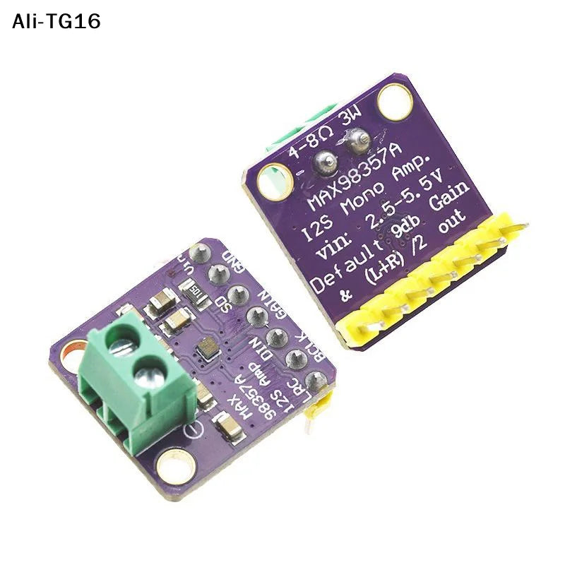 【TG16】1 Set 3006 I2S 3W Class D Amplifier Without Filtering DIY Power Amplifier Board MAX98357A Audio Amplifier Module