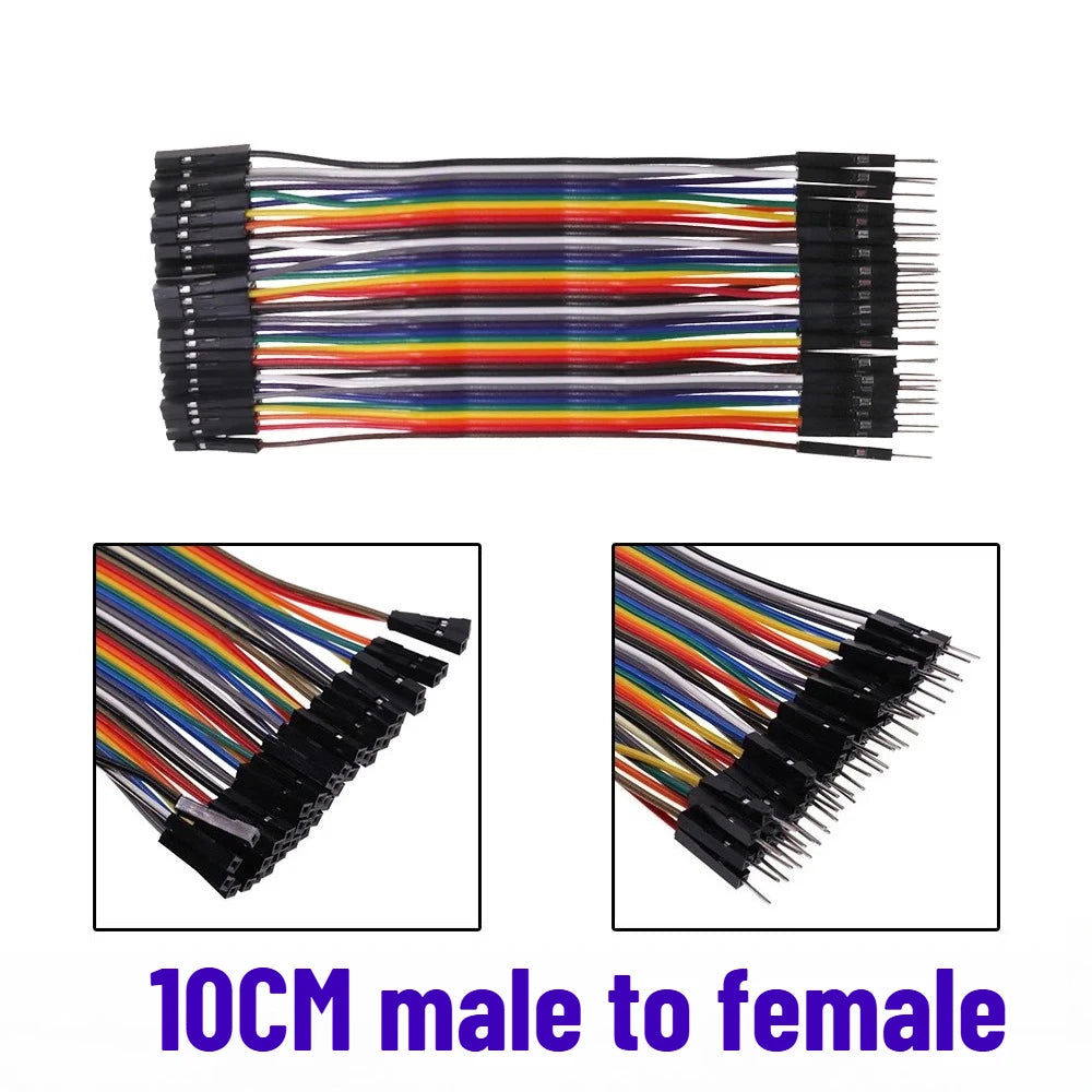 MB102 Breadboard Power Module 3.3V/5V MB-102 830 Points Prototype Bread Board for Arduino Kit 10/20/30cm Dupont Wire 65pcs Cable