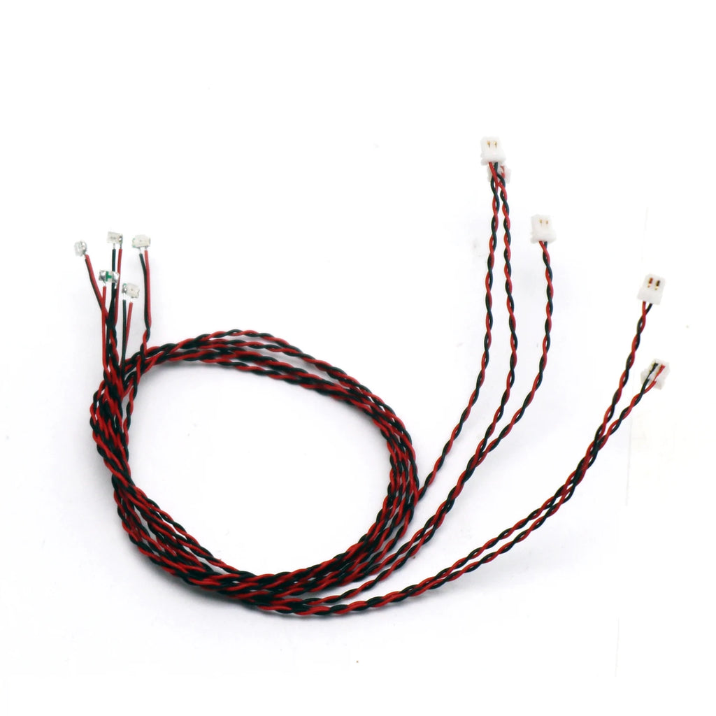 5pcs Wired 20cm 0805 SMD Led Lamp Plus 2Pin 3V Diy Model Scenes Planes Ships Car Toys Lighting Diorama Materials Gunda Robots
