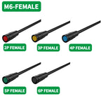 5/10/100 Sets M6/M8 Mini Ebike Display Connector Quick Plug Connecting Wires 2/3/4/5/6P Julet Sensor Connector With Cable 20CM