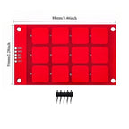 2pcs MPR121 Breakout V12 Capacitive Touch Sensor Module 12 Key I2C for Arduino Keyboard Matrix