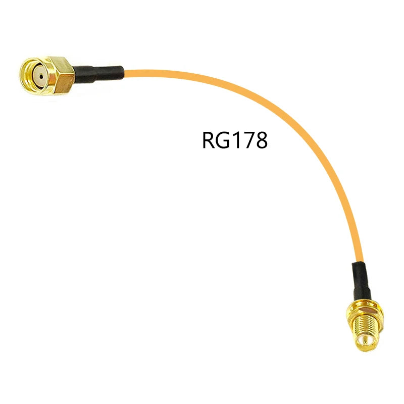 Wifi Router Extension RP SMA Male to Reverse Female Pigtail Cable Adapter RG316  RG174 RG178 RG58 RG142