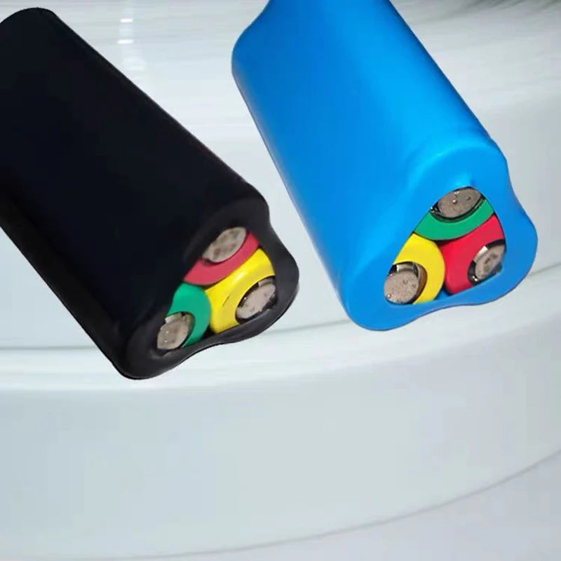 130mm~350mm 1KG PVC Heat Shrink Tube Black Shrinkable Cable Sleeve For 18650 Lithium Battery Pack Insulating Sleeve Shrink Tube