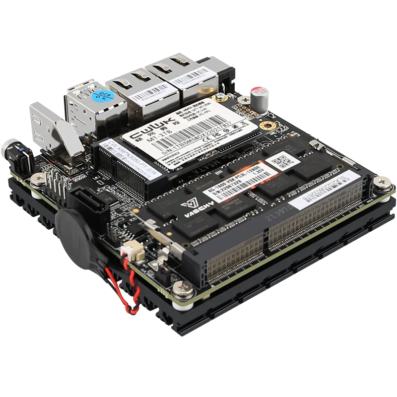 CPU Intel N3700 mini host 6W low power consumption X86-P1 soft routing quad core quad thread