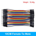 40PIN Cable Dupont Line 10cm 20cm 30cm Male to Male Female to Female Male to FeMale Jumper Dupont Wire Cable For PCB DIY KIT