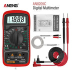 ANENG AN8205C Volt Ohm Multimetro Tester Meter With Thermocouple LCD Backlight Portable Digital Multimeter AC/DC Ammeter