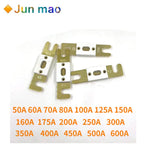 1pcs 72V High Current Car Fuse, White Ceramic Shell, Gold Fuse 500A 80V 400A 225A