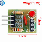 KY-008 650nm Laser Transmitter Module with Laser Sensor Module Non-Modulator Tube Laser Receiver Module Kit
