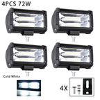 Car Work Light LED Offroad 4x4 Spotlights Fog Lamp Diode Headlight SUV ATV Tractor Boat Trucks Excavator Light Bar 12V 24V