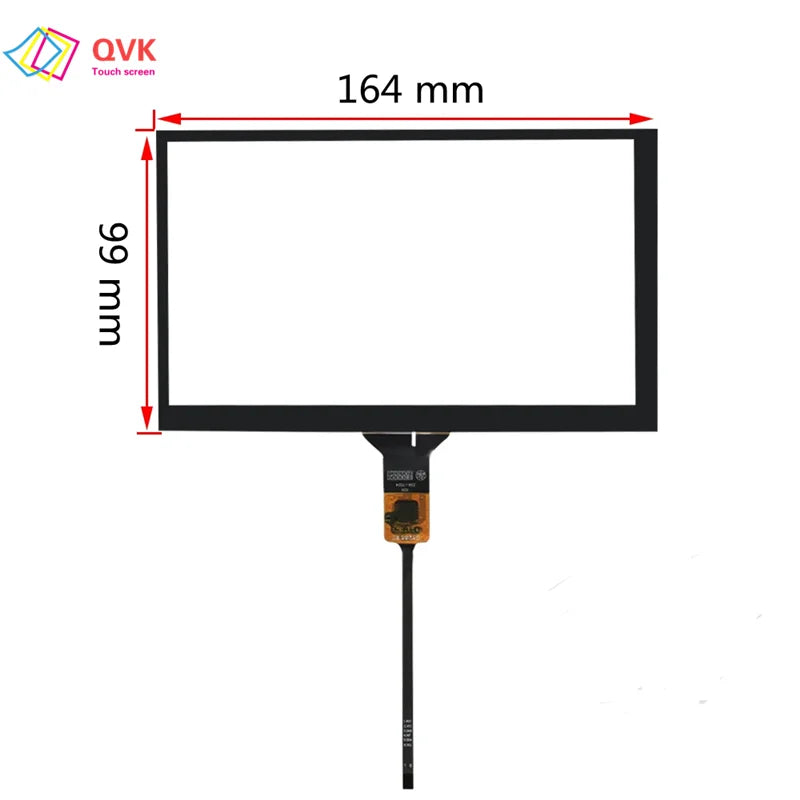 QVK 6.2/7/8/9 Inch GT911 Capacitive Universal Digitizer For Car DVD GPS Navigation Multimedia Touchscreen Panel JR-005-GT911