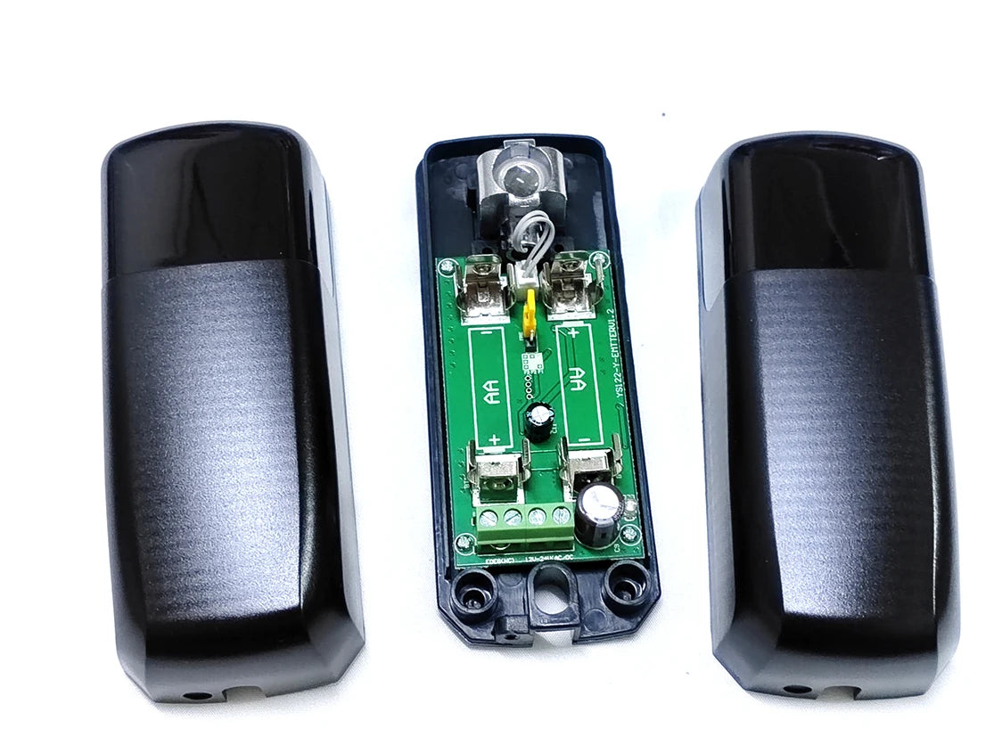12M 12V24V Safety Reflection Photocell battery powered Photoelectric Beam Sensor for Swing Sliding Gate Opener Garage Door motor
