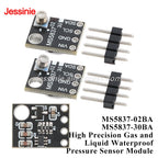 2pcs/1pc MS5837 02BA 30BA High Precision Gas/Liquid Waterproof Pressure Sensor Module  300~1200mbar 0~30bar I2C Communication