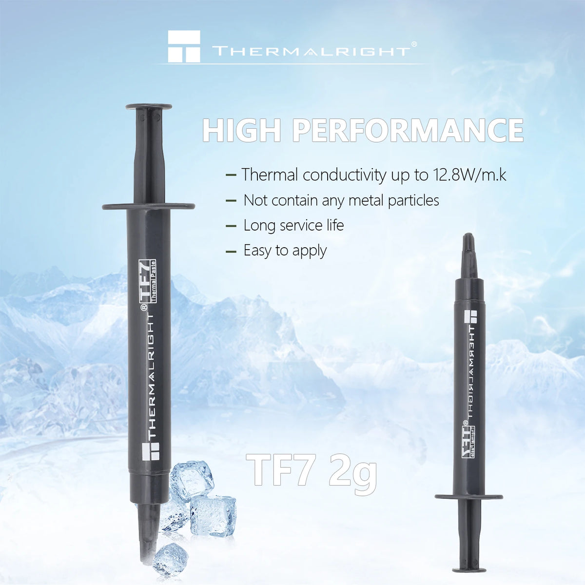 Thermalright TF7 2g Thermal Paste 12.8 W/mK CPU Heat Sink Paste for CPU &  CPU Air Cooler