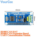 2 Channel Isolated CAN Expansion HAT MCP2515 SN65HVD230 Multi Onboard Protection Circuit for Raspberry Pi STM32 RS485