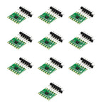1-10PCS Six-Axis Sensor LSM6DSV Module SPI/I2C Compatible for Smol/SlimeVR - Accelerometer & Gyroscope Data Logging