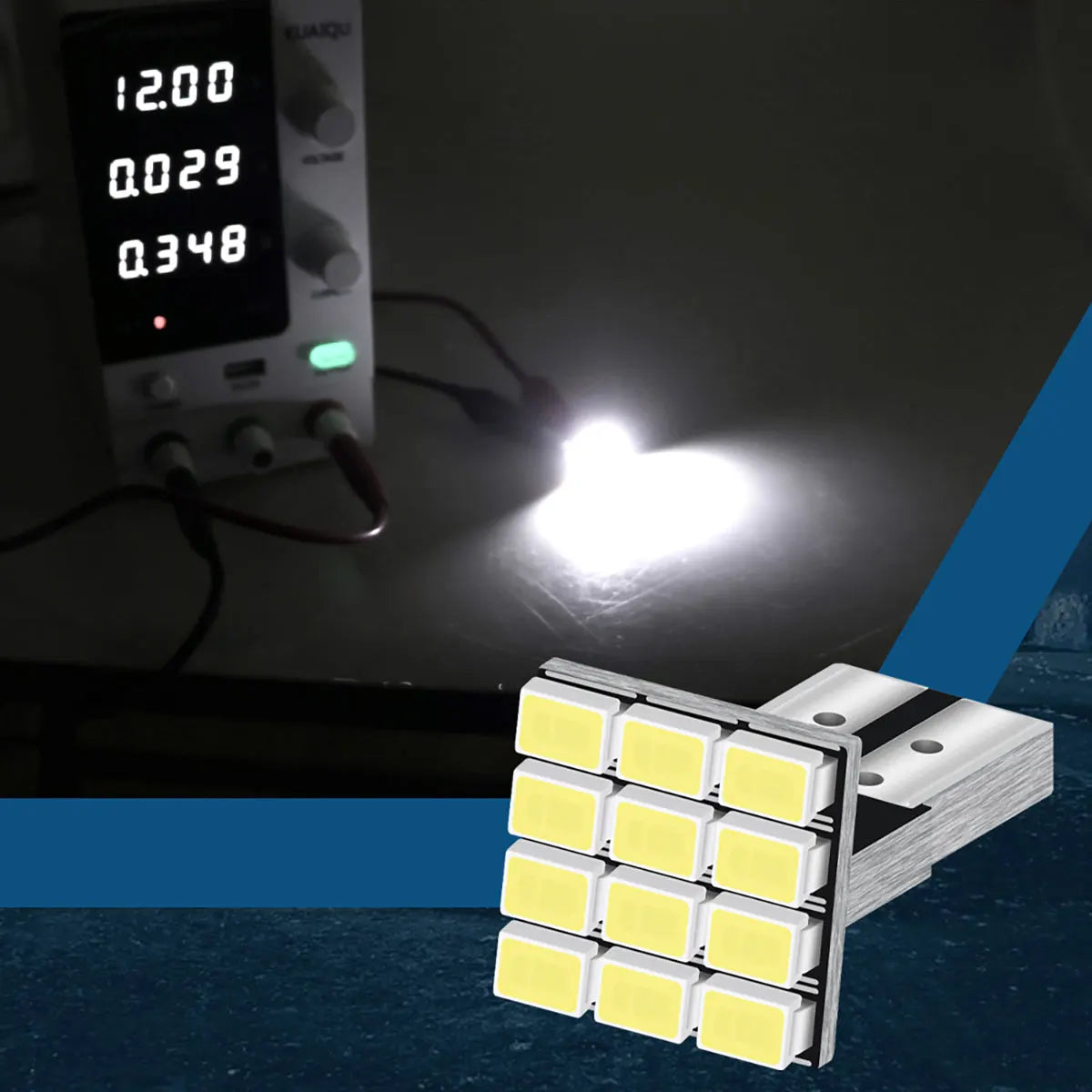 4pcs T10 W5W 194 LED CANBUS Bulb 2835 12smd 12V Car Interior Reading Lamp Clearance Lights License Plate Bulbs Dome Signal
