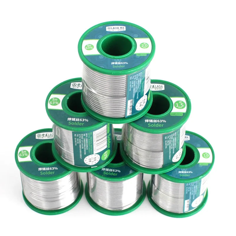 LAOA No Clean Solder Wire 63 Percent Purity High Quality Welding Tool for Electronics DIY and Repair 1mm 400g Roll